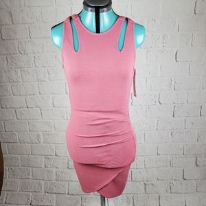 Crave Fame pink/mauve dress